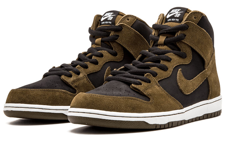Мужские кеды Nike Dunk SB Pro (черно-коричневые) — Чёрный / коричневый — фото 3