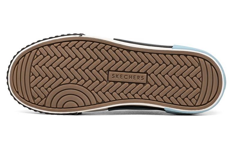 Женские кеды Skechers New Moon (черно-синие) — Чёрный / синий — фото 4