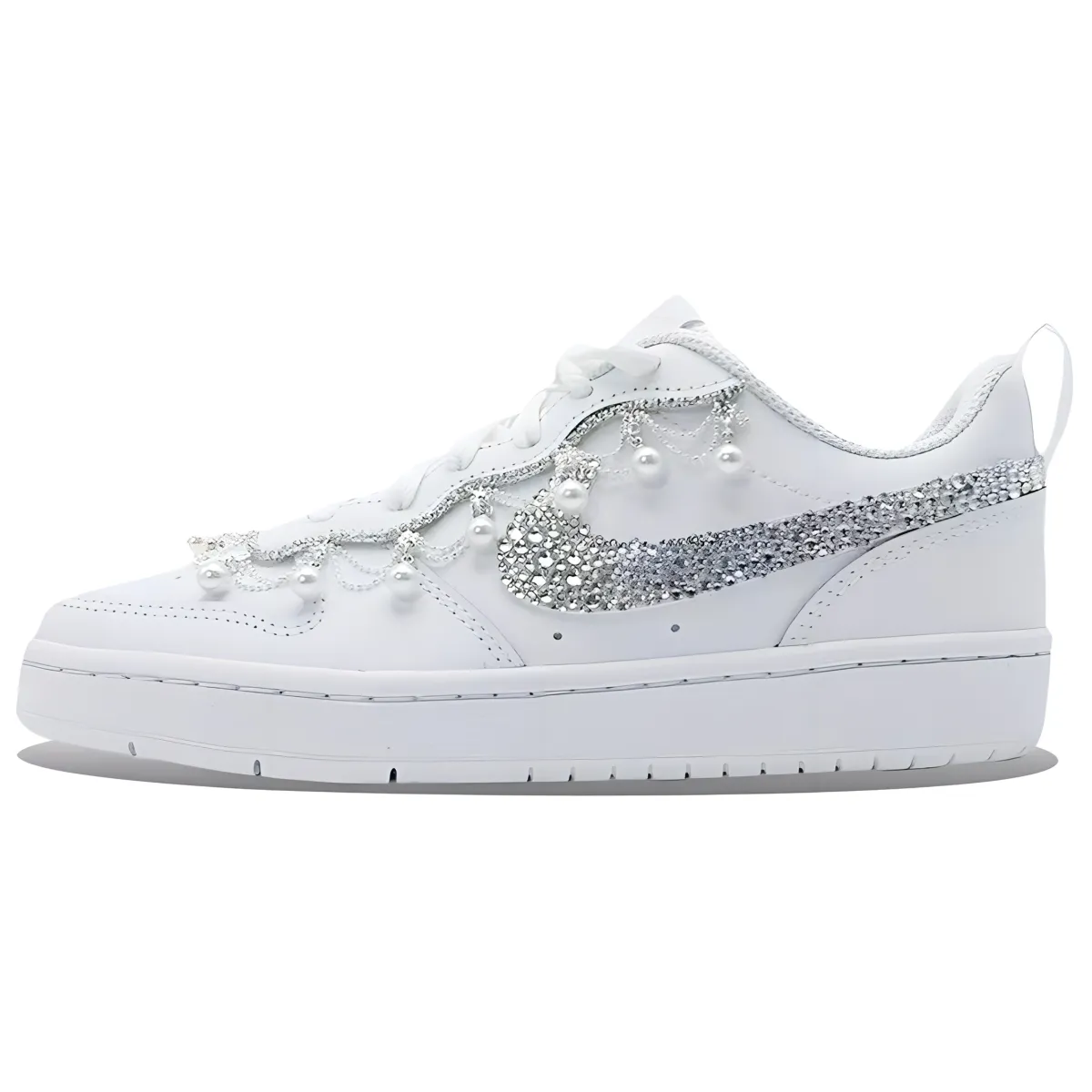 Nike Court Borough 2 Low top Skateboard Shoes Women's White