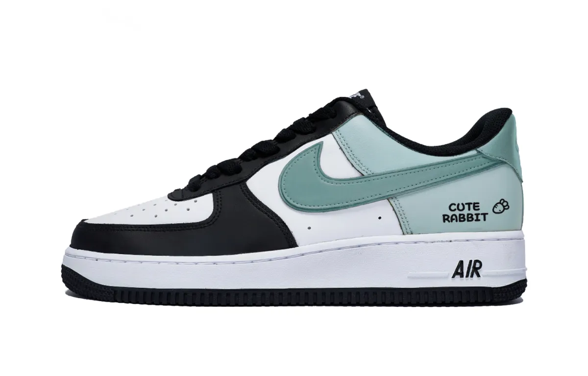 Nike Air Force 1 Ripple Milk Green Slip Resistant Low top Skateboard Shoes Men's White Green
