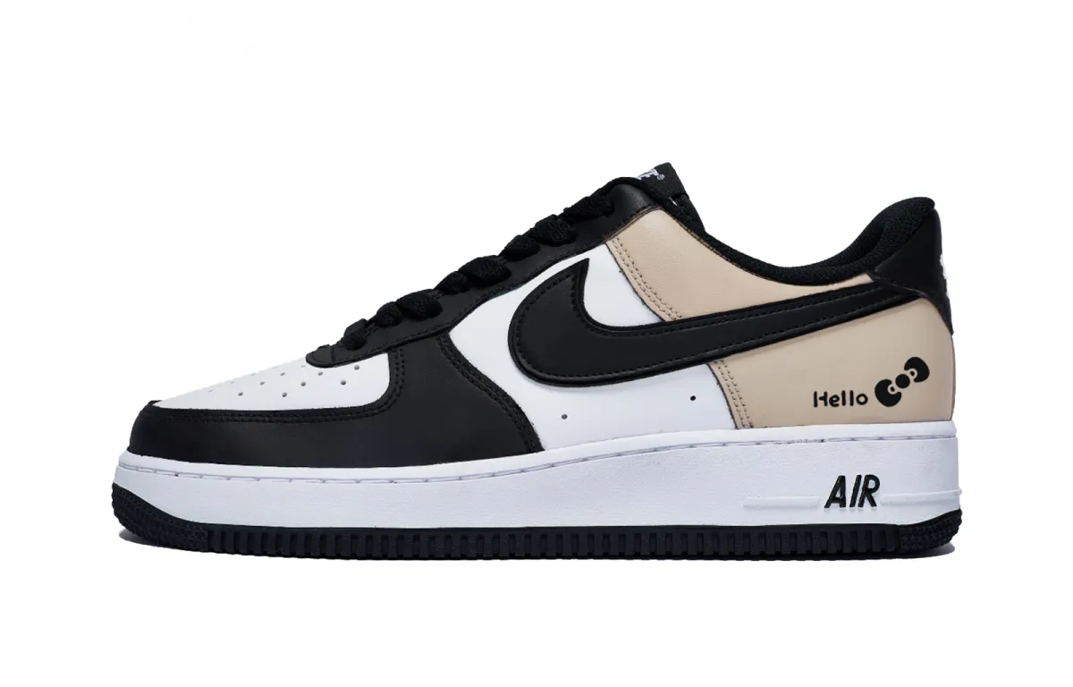 Nike Air Force 1 Spring Temptation Latte Slip Resistant Low top Skateboard Shoes Men's White Brown