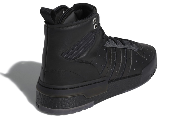 Мужские кеды adidas Rivalry Rm Chi (черные) — фото 4