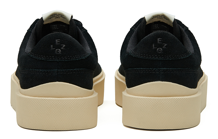 EQLZ EQUALIZER Fault 23 Versatile Skateboard Shoes Unisex Ghost Black