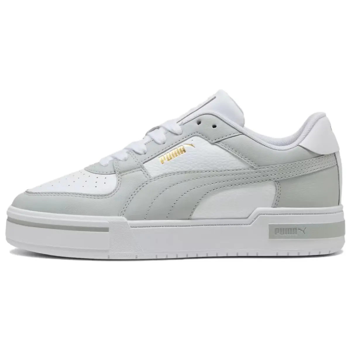 PUMA Abrasion Resistant Low top Skateboard Shoes Unisex Gray White