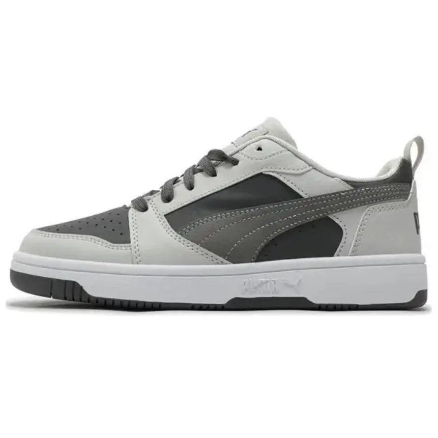 PUMA Rebound V6 Balance Low top Skateboard Shoes Unisex Gray