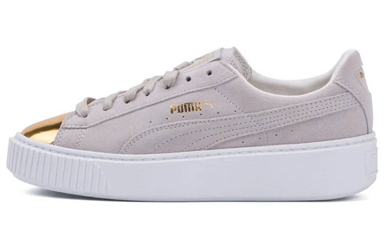PUMA Suede Platform 'White Gold' Women's