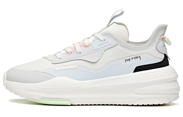 Anta C37 Series Life Collection Low top Skateboard Shoes Women's White Blue