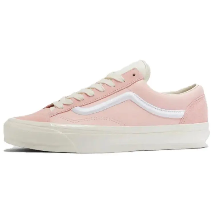 Vans Low top Skateboard Shoes Unisex Pink White