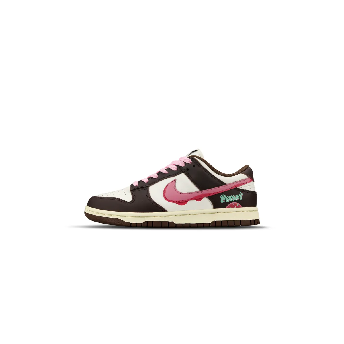 Nike Dunk Low top Skateboard Shoes Women's Brown Pink