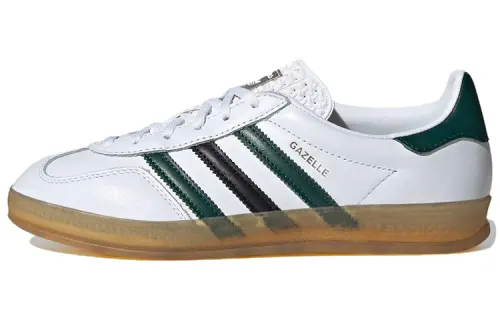 Gazelle Wmns Adidas Originals Indoor 'White Collegiate Green' Women's