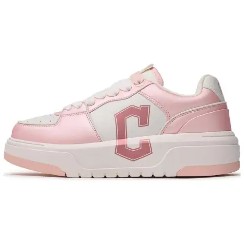 MLB Chunky Liner Synthetic Leather Comfortable And Breathable Coverage Slip Resistant Low top Skateboard Shoes Women's