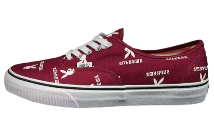 Vans Authentic Supreme X Playboy Burgundy