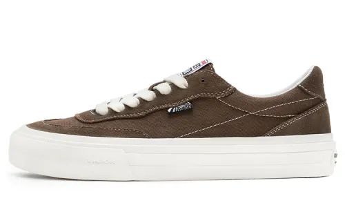 Vision Street Wear Flat Top Low top Skateboard Shoes Unisex Brown