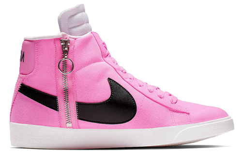 Женские кеды Nike Blazer Rebel (розовый) — фото 2