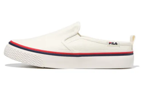 FILA Unisex Low Top Sneakers Black/White/Red