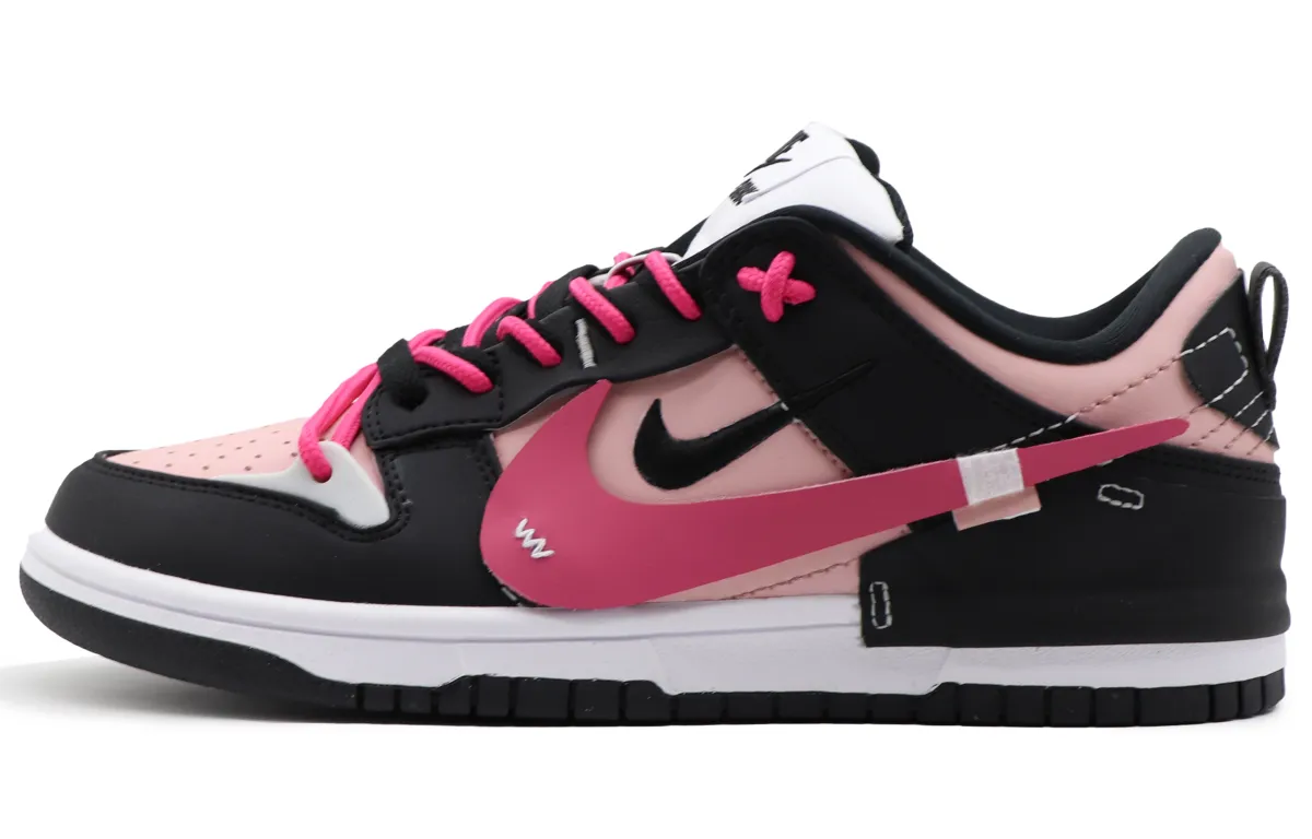 Nike Dunk Disrupt 2 Slip Resistant Abrasion Resistant Low top Skateboard Shoes Women's Black Pink