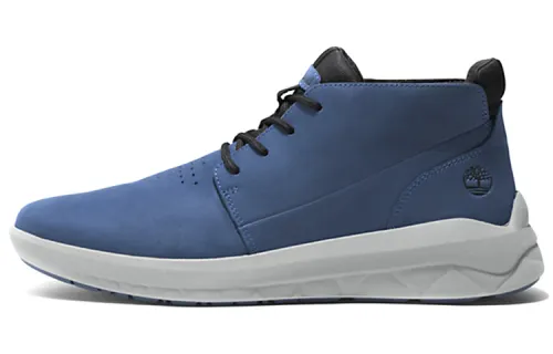 Timberland Slip Resistant Abrasion Resistant Mid top Skateboard Shoes Men's Blue