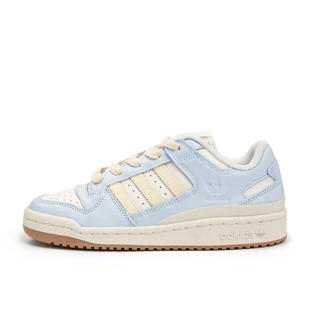 Adidas Originals FORUM Skate Shoes Unisex Low-top White/Beige/Blue