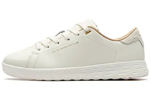 ANTA Skateboard Shoes Women's Low Top White