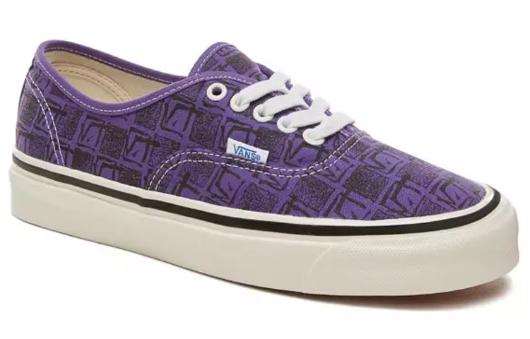 Кеды Vans Authentic Anaheim Factory 44 PU (черно-фиолетовые) — фото 3