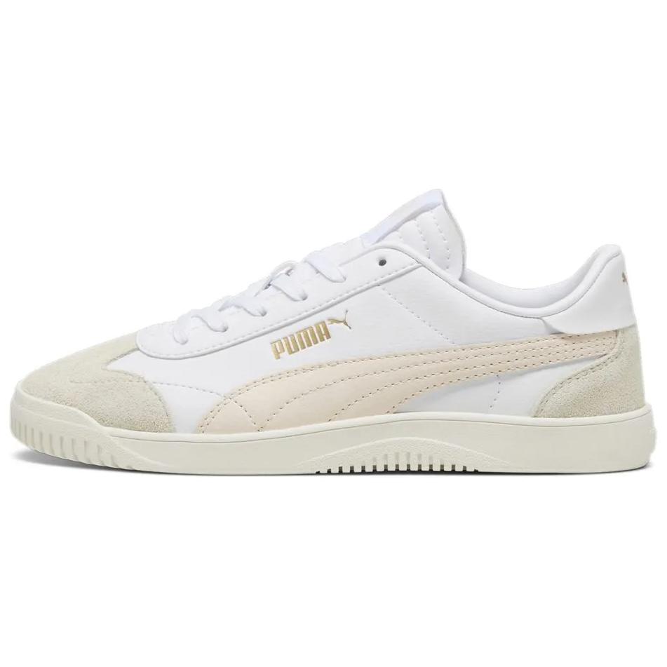 PUMA Club 5v5 Low top Skateboard Shoes Women's White Beige