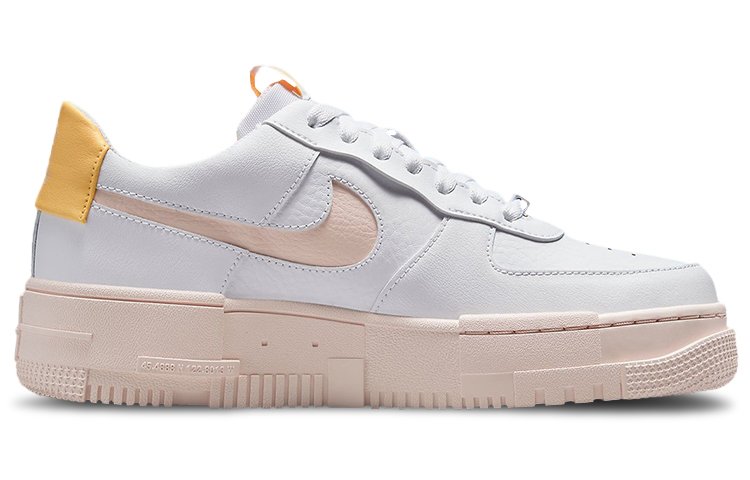 Женские кроссовки Nike Air Force 1 (оранжевые) — 北极橙 — фото 2