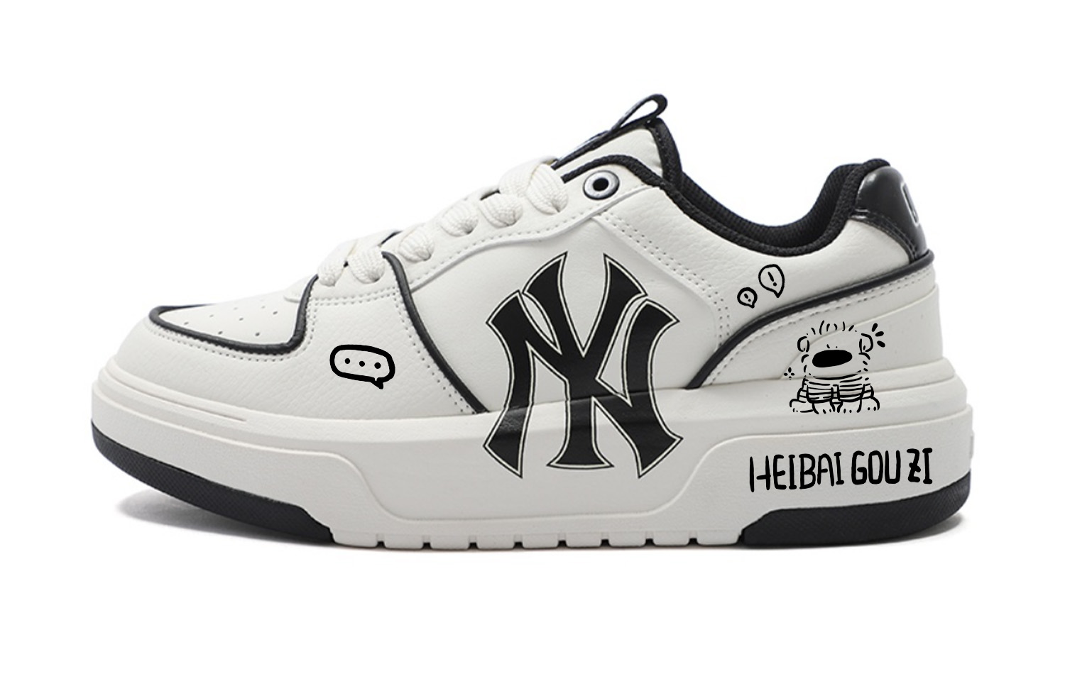 MLB Chunky Liner Slip Resistant Cushioning Abrasion Resistant Lightweight Height Increasing