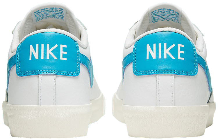 Кеды Nike Blazer (белый / синий) — Белыйсиний — фото 5