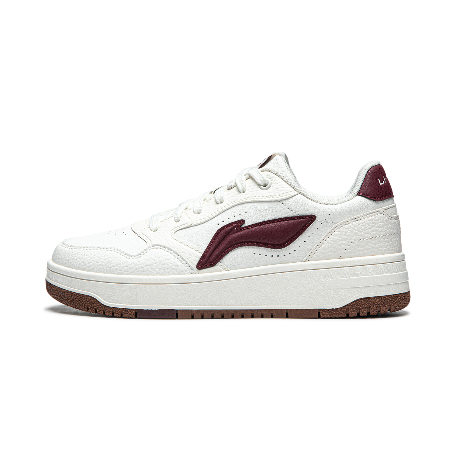 Li Ning Tianji Soft Low top Skateboard Shoes Women's White Red