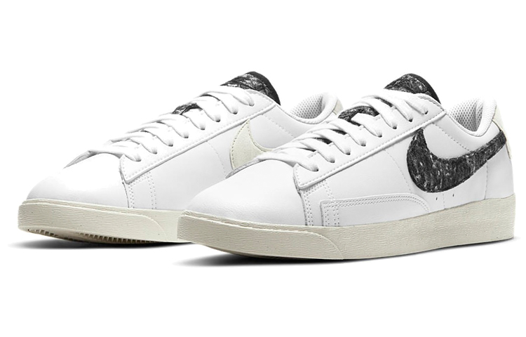 Женские кеды Nike Blazer SE (бело-черные) — фото 3