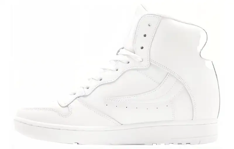 FILA Wx 120 Comfortable High top Skateboard Shoes Women's White