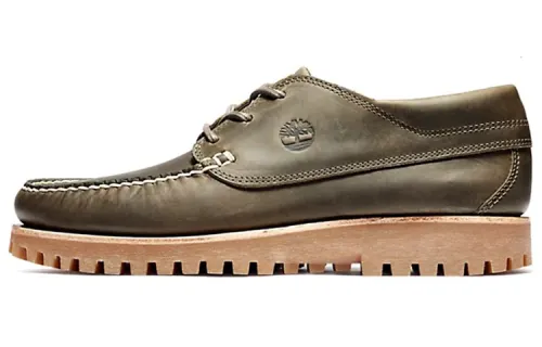 Timberland Skateboard Shoes Men's Low Top Army Green
