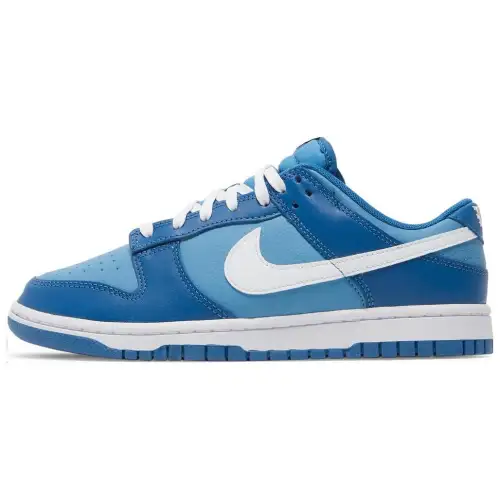 Nike Dunk Leather Slip Resistant, Abrasion Resistant, Lightweight Low top Skateboard Shoes Men's Blue