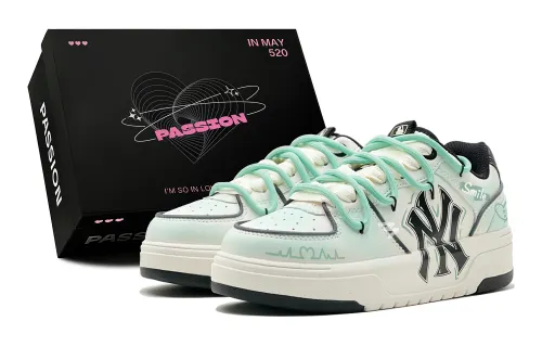 MLB Chunky Liner Mint Sweetheart Low top Skateboard Shoes Unisex Green White