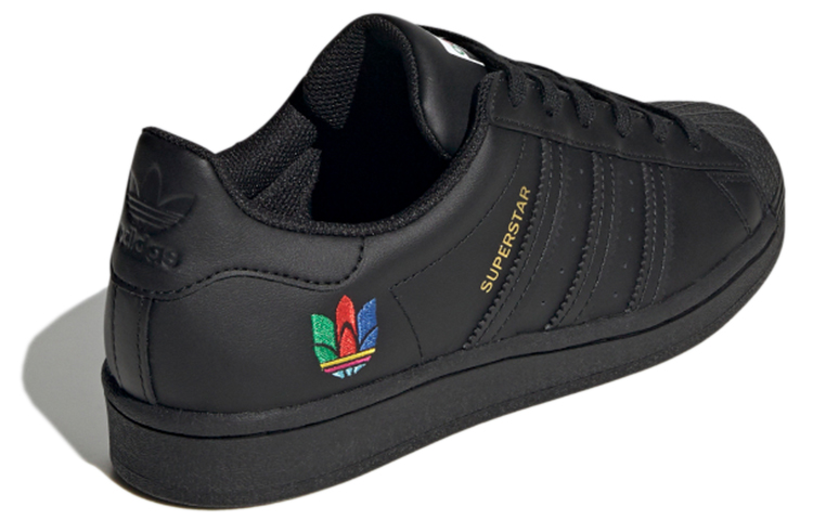 Женские кеды adidas originals Superstar (черные) — фото 4