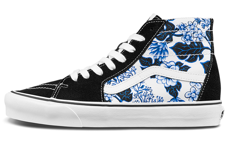 Sk8 Vans-Hi Tapered 'Floral Blue'