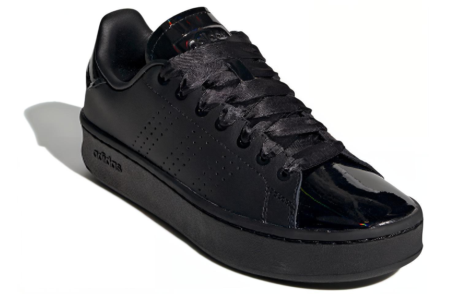 Женские кеды adidas neo ADVANTAGE (черные) — Чёрный — фото 3