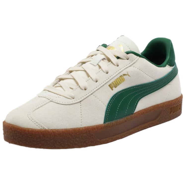 PUMA Club Abrasion Resistant Low top German Army Trainers Unisex White Green
