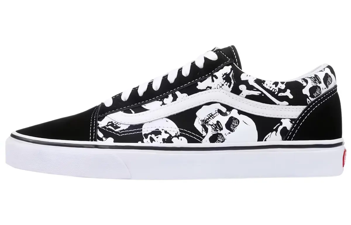 Vans Comfortable Low top Skateboard Shoes Men's Black White