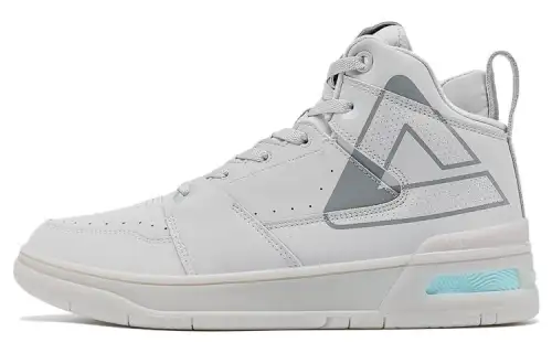 PEAK Taichi 910 Taichi Triangle Leather Slip Resistant Abrasion Resistant Slip Resistant Abrasion Resistant High top