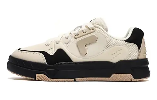 FILA FUSION Bank Dx Skate Shoes 'Cream White Black' Women's