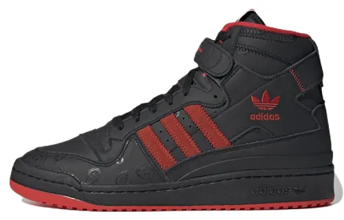 Forum Ksi x Forum Adidas Originals High 'Black Red Paisley'