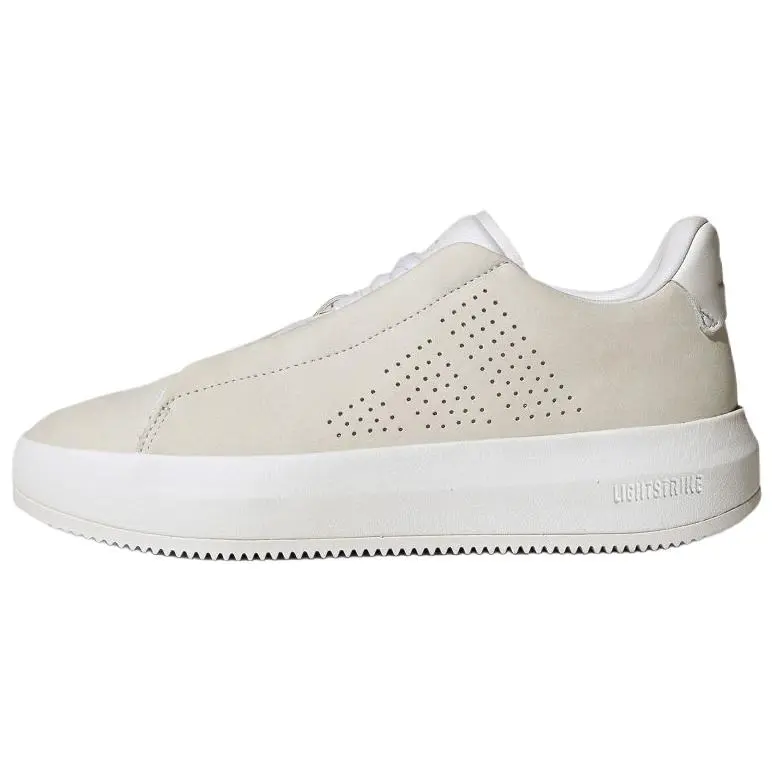 Adidas ACESMASH Leather Cushioning Low top Tennis Shoes Men's Beige