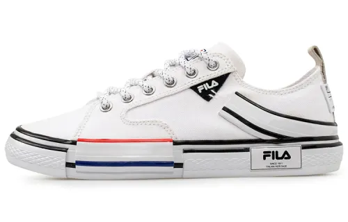 FILA FUSION Fila Block Reform Canvas Sneakers White/Black