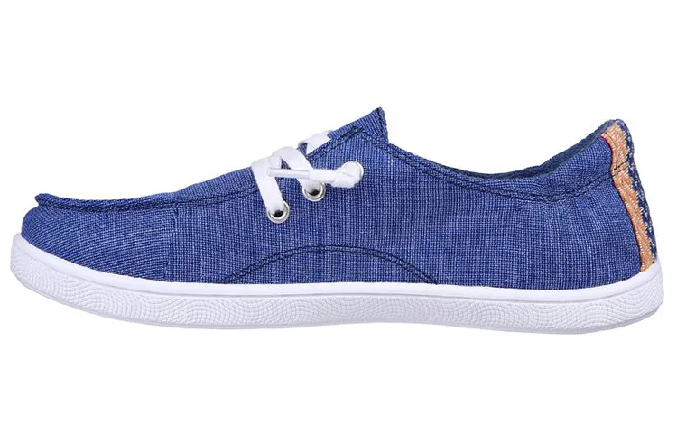 Skechers Bobs Skateboard Shoes Women's Low Top Blue/White