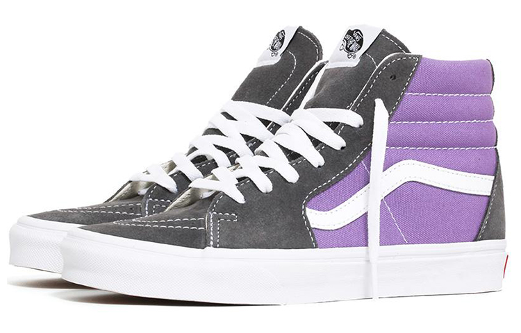 Женские кеды Vans SK8 (черно-фиолетовый) — фото 3