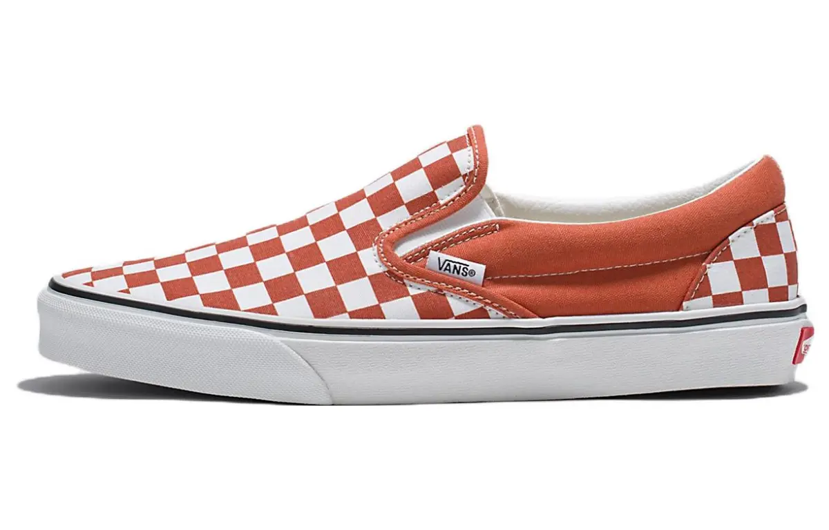 Slip-On Classic Vans 'Checkerboard - Burnt Ochre'