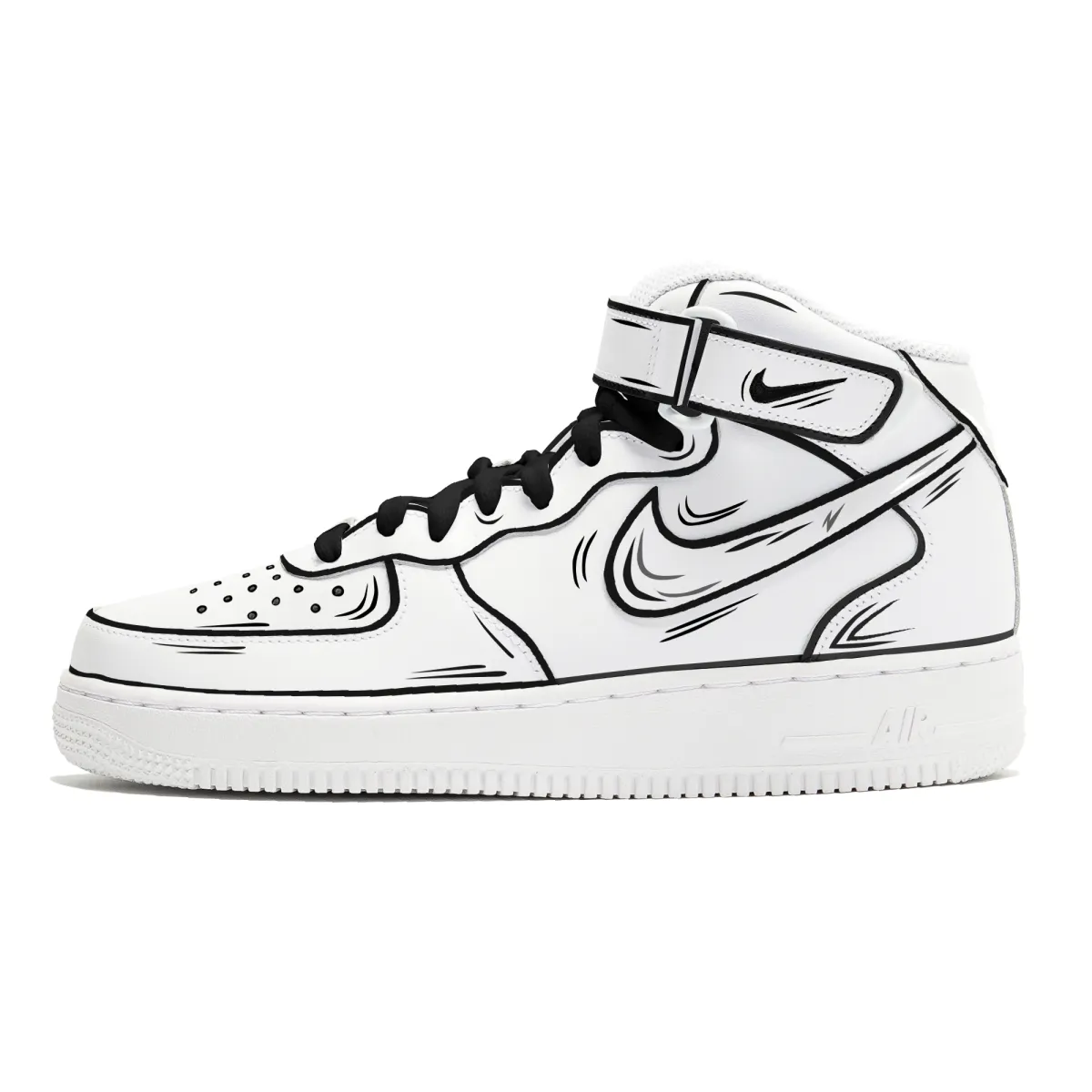 Nike Air Force 1 Coverage Slip Resistant Abrasion Resistant Coverage Slip Resistant And Abrasion Resistant Mid top