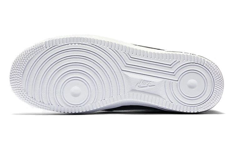 Женские кеды Nike Air Force 1 7 (черно-бело-красные) — Чёрныйбелый — фото 5
