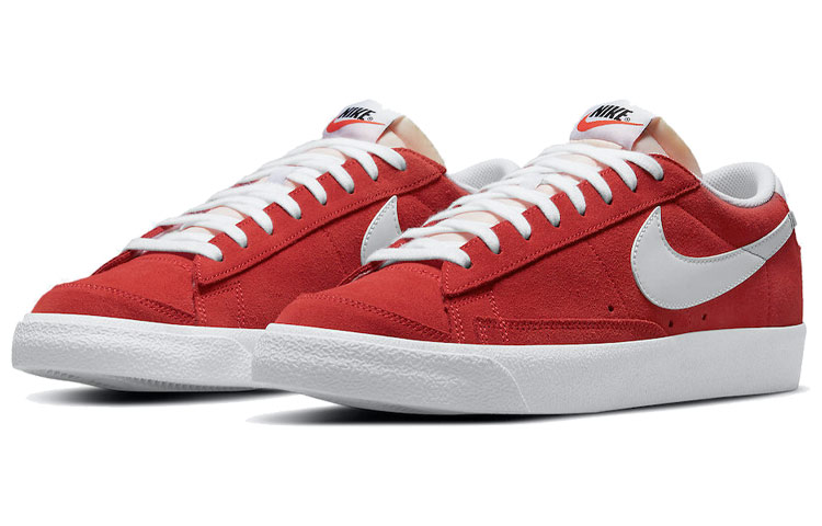 Мужские кеды Nike Blazer '77 "Red Clay" (красно-белые) — Красный / белый — фото 3